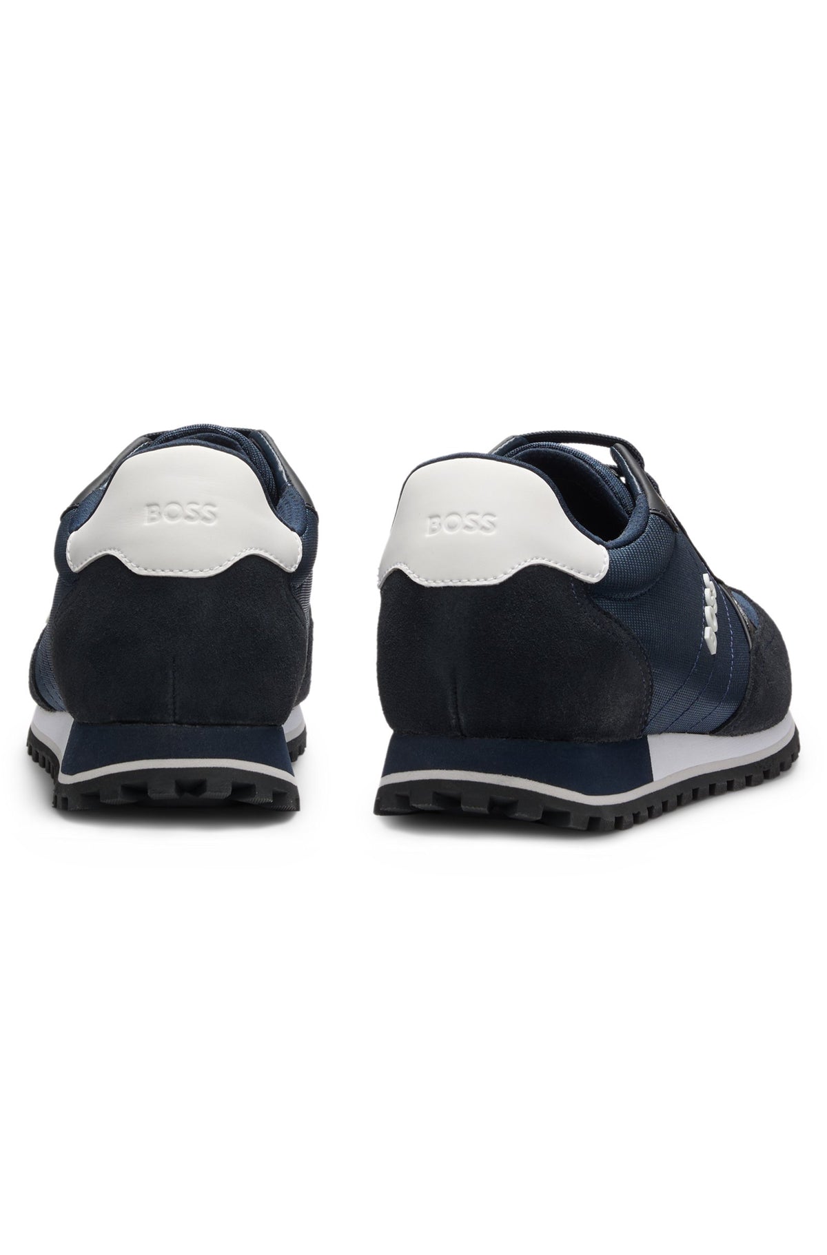 Hugo Boss Men's Parkour Round Toe Shoes  Dark Blue Size 11