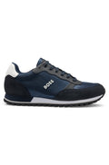 Hugo Boss Men's Parkour Round Toe Shoes  Dark Blue Size 11