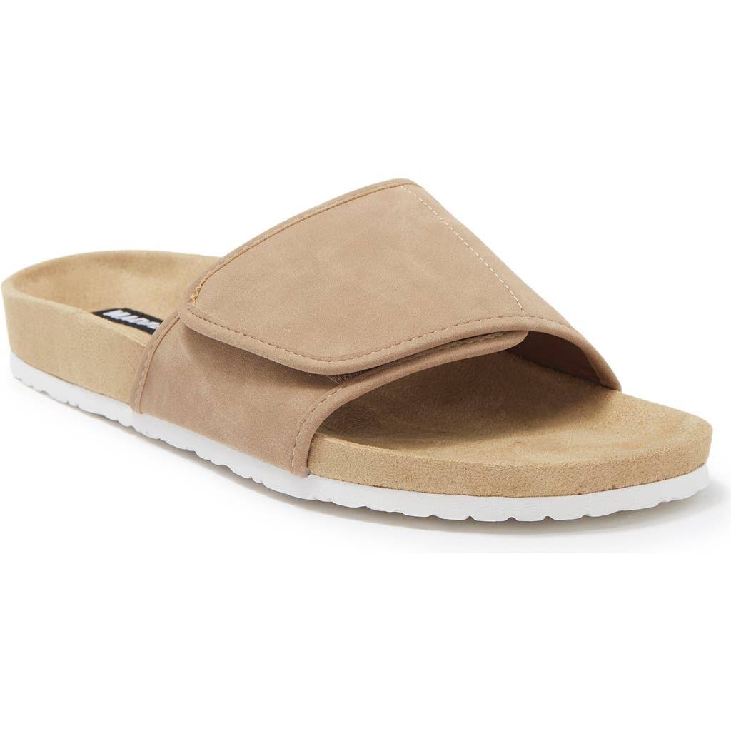 Madden Men Mens Taisto Slide Sandals  Color Taupe Suede Size 10