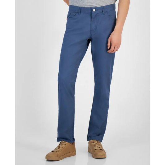 Michael Kors Men's Parker Slim-Fit Stretch Pants  Dark Chambray W33xL32