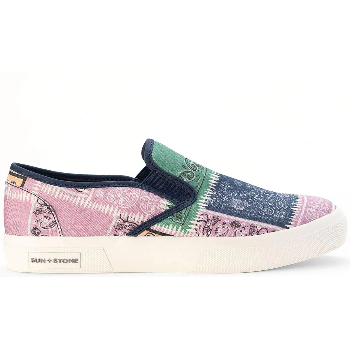Sun + Stone Men's Reins Slip-On Sneaker  Color Bandana Size 7M