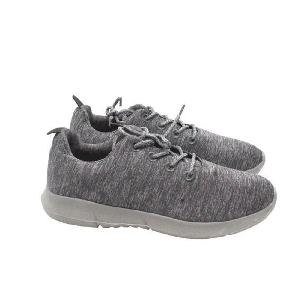 Sugar Women's Gabber Lace-Up Manmade Sneakers  Color Gray Size 8.5M
