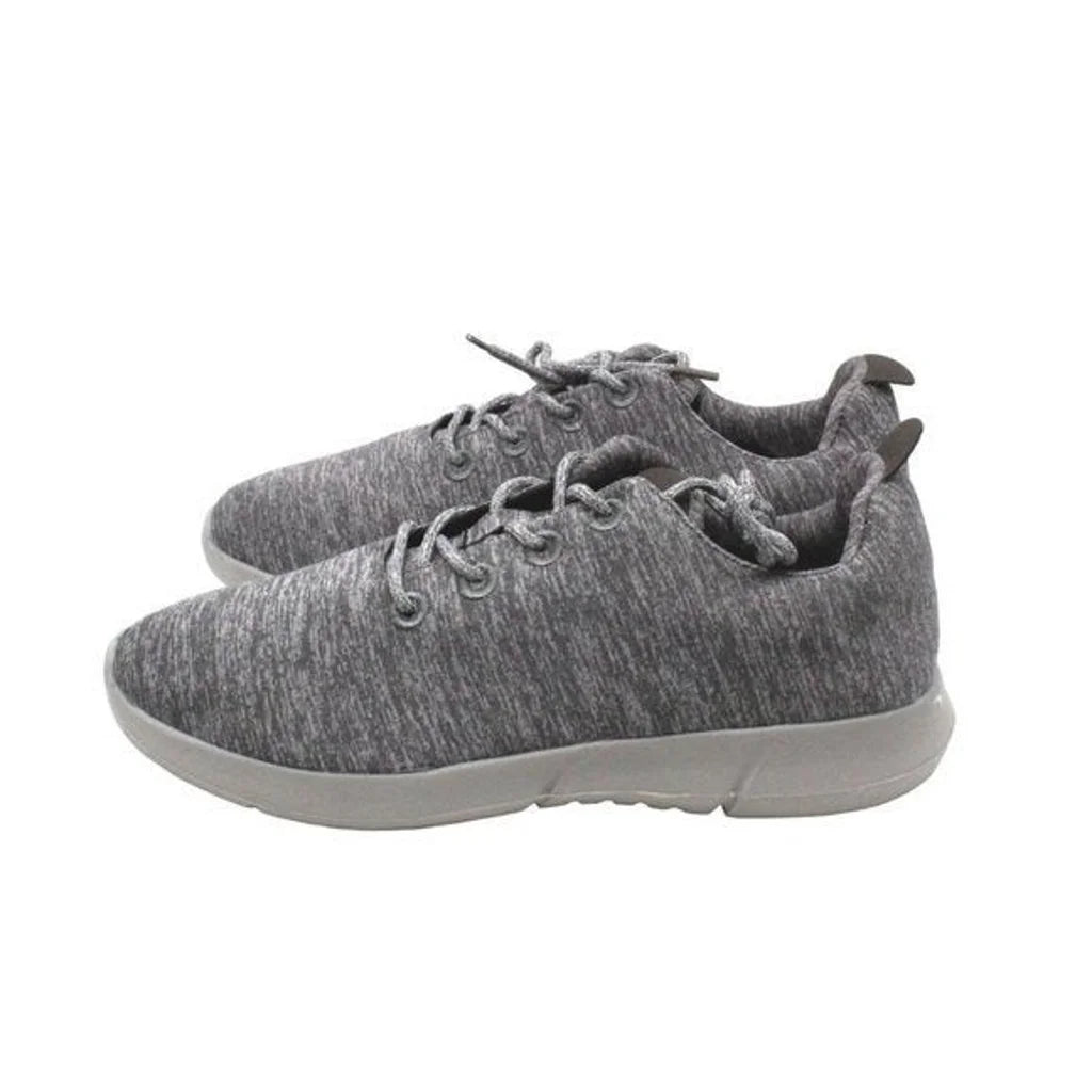 Sugar Women's Gabber Lace-Up Manmade Sneakers  Color Gray Size 8.5M