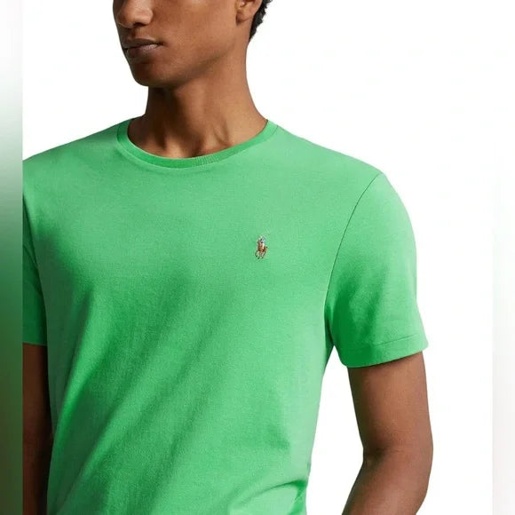 Polo Ralph Lauren Men's Custom Slim-Fit Soft Cotton T-Shirt  Classic Kelly Size 2XL