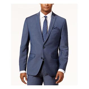 BAR III Men's Slim Fit Wrinkle Resistant Suit Separate Blazer Jacket  Color Blue Size 36R