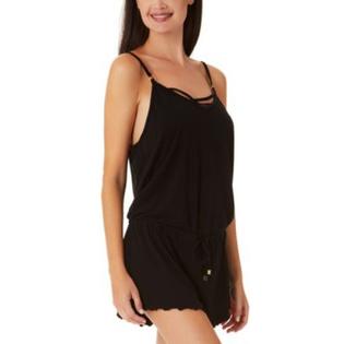 California Waves Juniors Tie-Waist Swim Cover-Up  Color Black Size S
