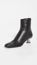 Proenza Schouler Low Heel Ankle Booties w/ Cone Heel  Color Black Size EU 36/US 5.5