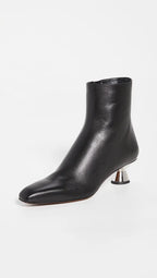 Proenza Schouler Low Heel Ankle Booties w/ Cone Heel  Color Black Size EU 36/US 5.5