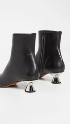 Proenza Schouler Low Heel Ankle Booties w/ Cone Heel  Color Black Size EU 36/US 5.5