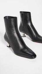 Proenza Schouler Low Heel Ankle Booties w/ Cone Heel  Color Black Size EU 36/US 5.5