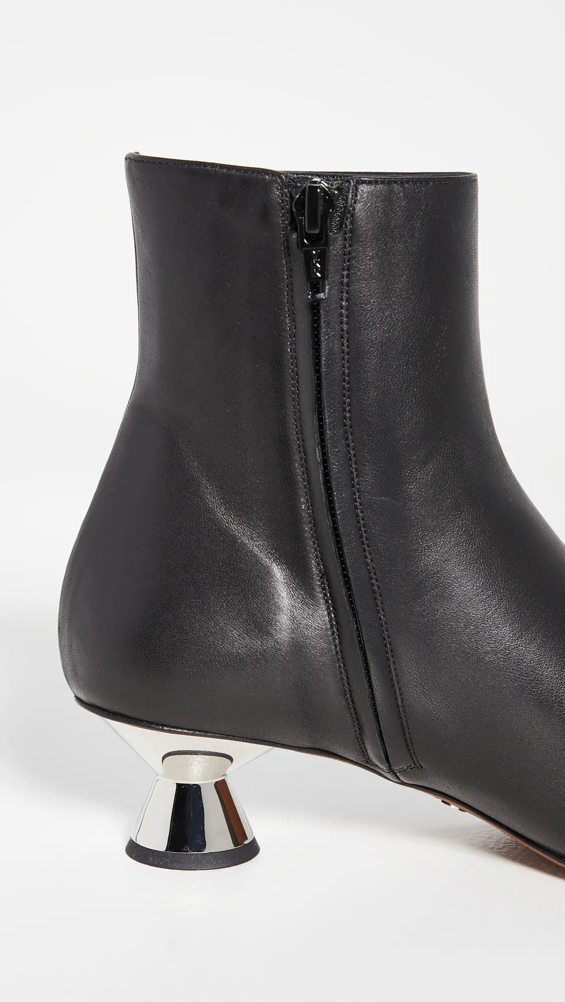 Proenza Schouler Low Heel Ankle Booties w/ Cone Heel  Color Black Size EU 36/US 5.5