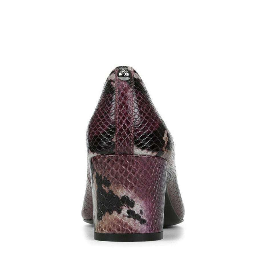 Donald Pliner  Women's Corin Painted Snake Leather Pumps Plum Size 7