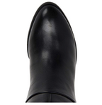 Alfani Nellie Leather Closed Toe Knee High Riding Boots  Black Leather Size 10