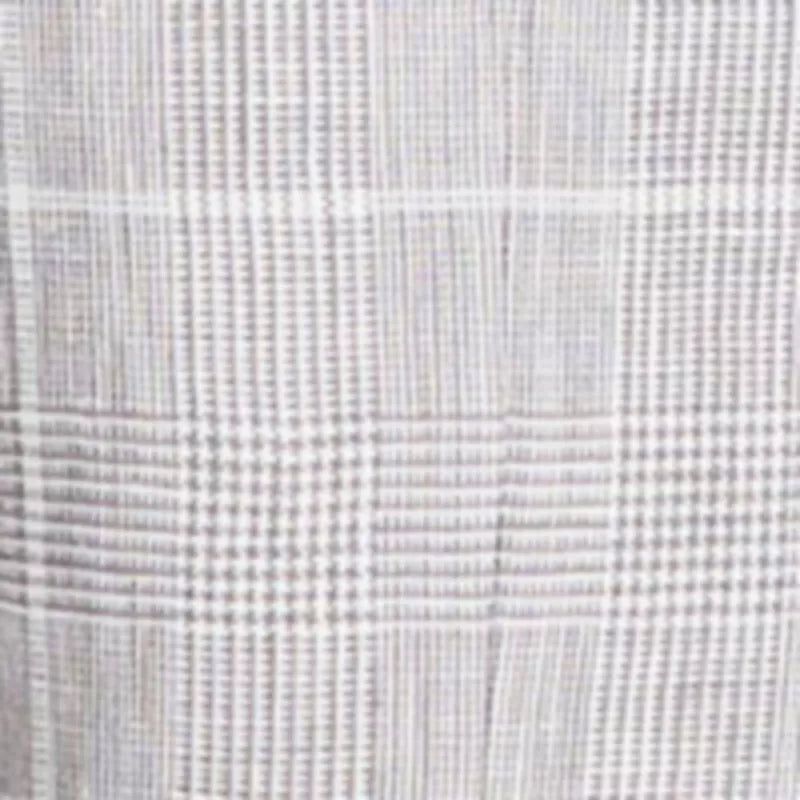 Bar III Men's Slim-Fit Linen Suit Jacket  Color Grey Plaid Size 40R
