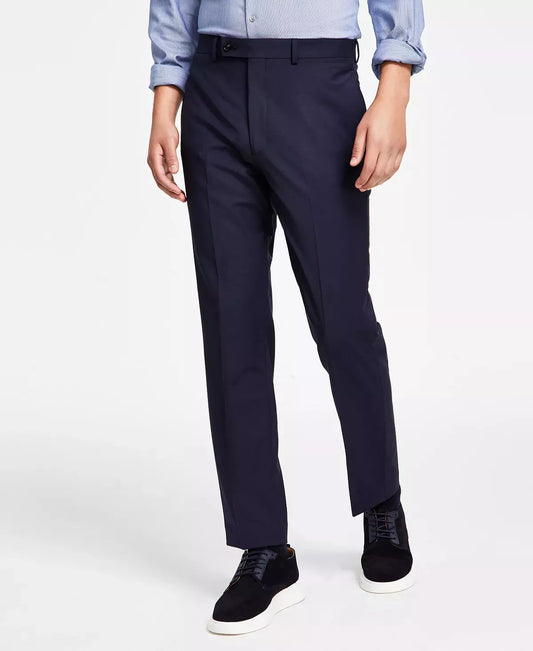 Calvin Klein Men's Slim-Fit Suit Separate Pants  Color Navy W34xL30