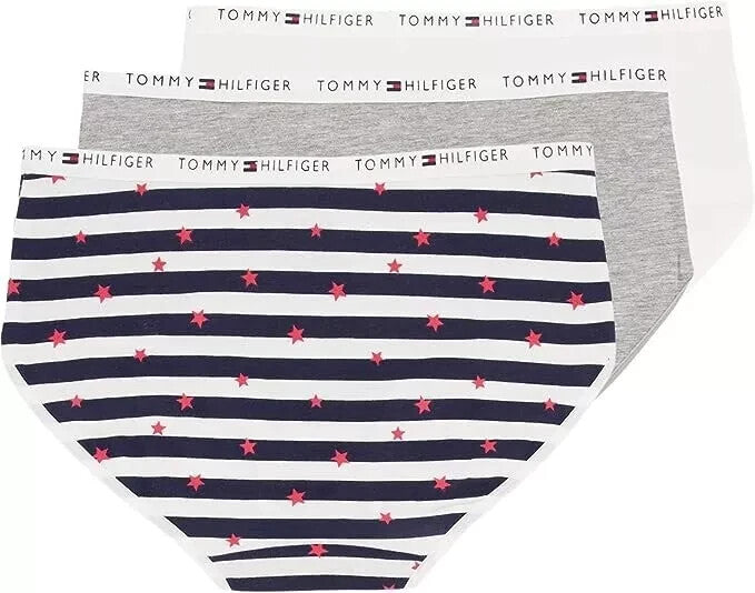 Tommy Hilfiger Girls' Hipster Underwear, 3-pk  Assorted Size M