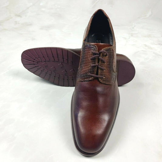 Stacy Adams Men's Robeson Oxfords Dress Shoes  Cognac Size 9.5