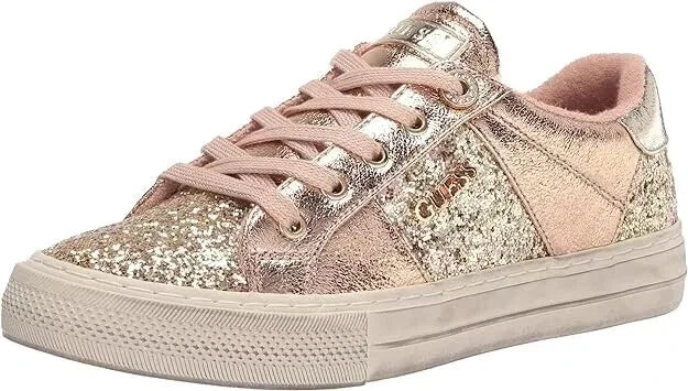 GUESS Women's Loven Fashion Sneakers  Gold 710 Size 6