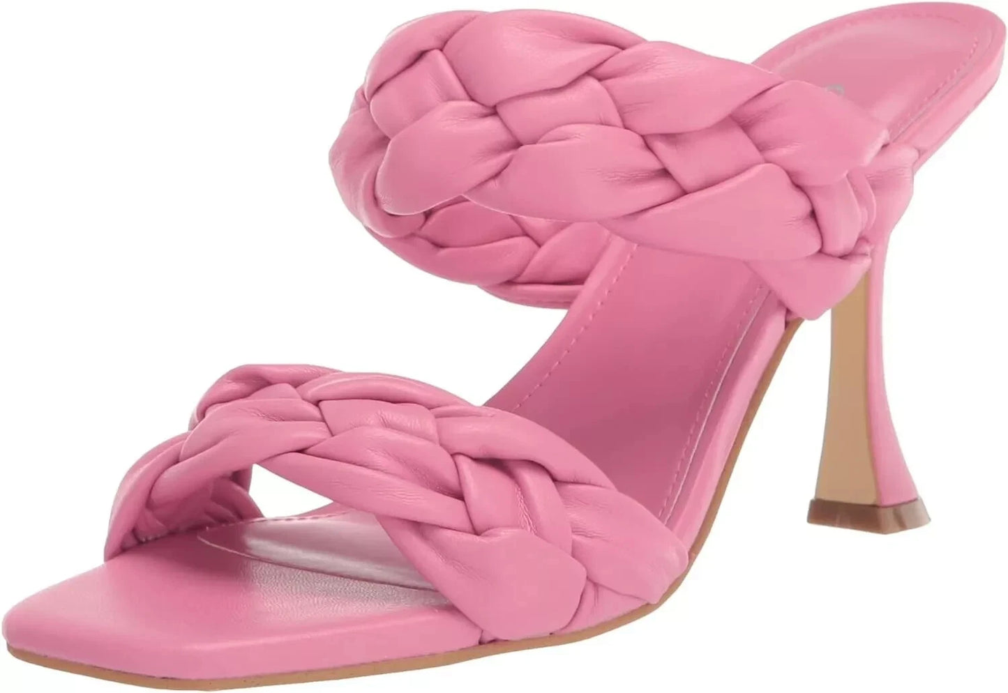 GUESS Women's Harlie Fashion Heeled Sandals  Medium Pink Size 5.5