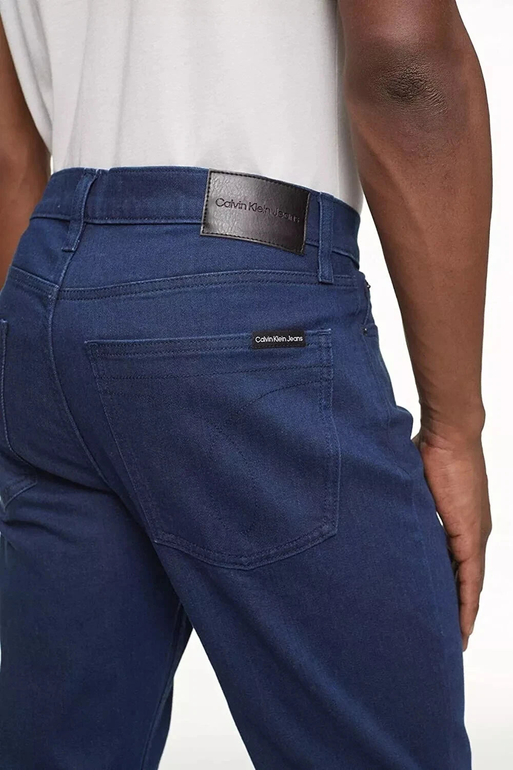 Calvin Klein Men's Straight Fit Jeans  Color Steel Blue W36xL32