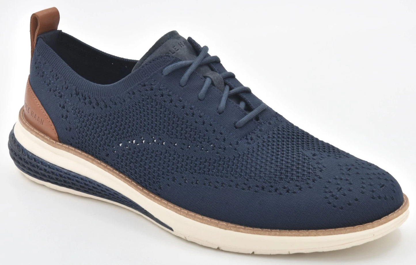 Cole Haan Men's Originalgrand Energyweave Stitchlite Wing Oxfords  Navy Blazer Size 12
