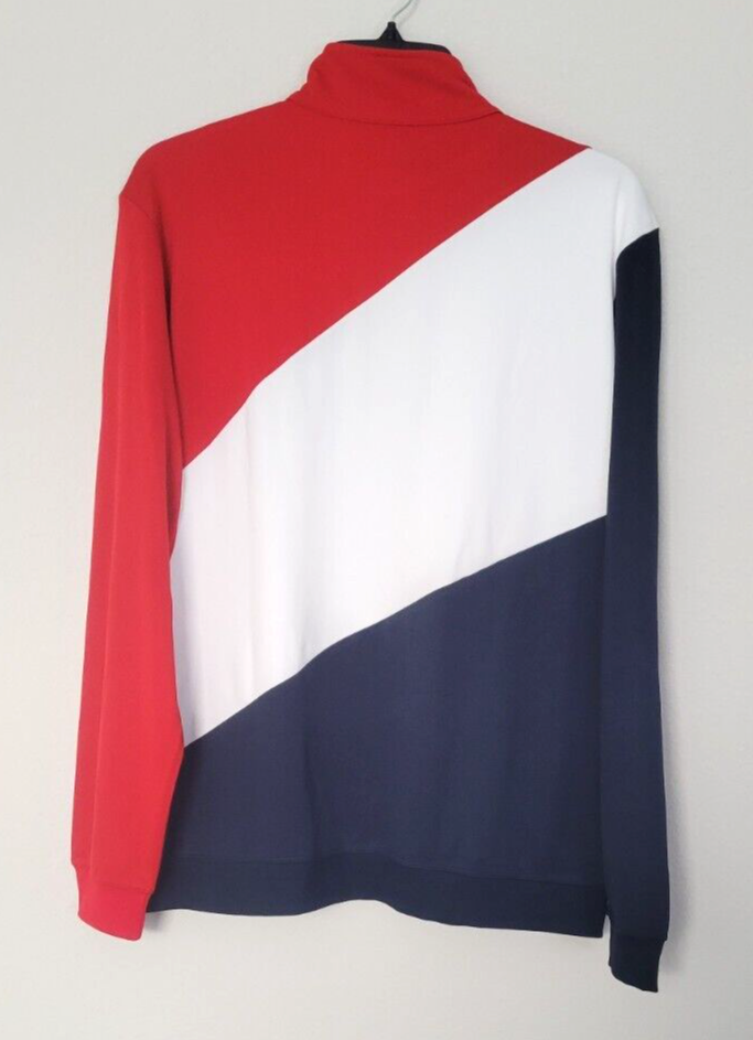 Ideology Men's Colorblock Full Zip Polyester Jacket  Multicolor Size XL