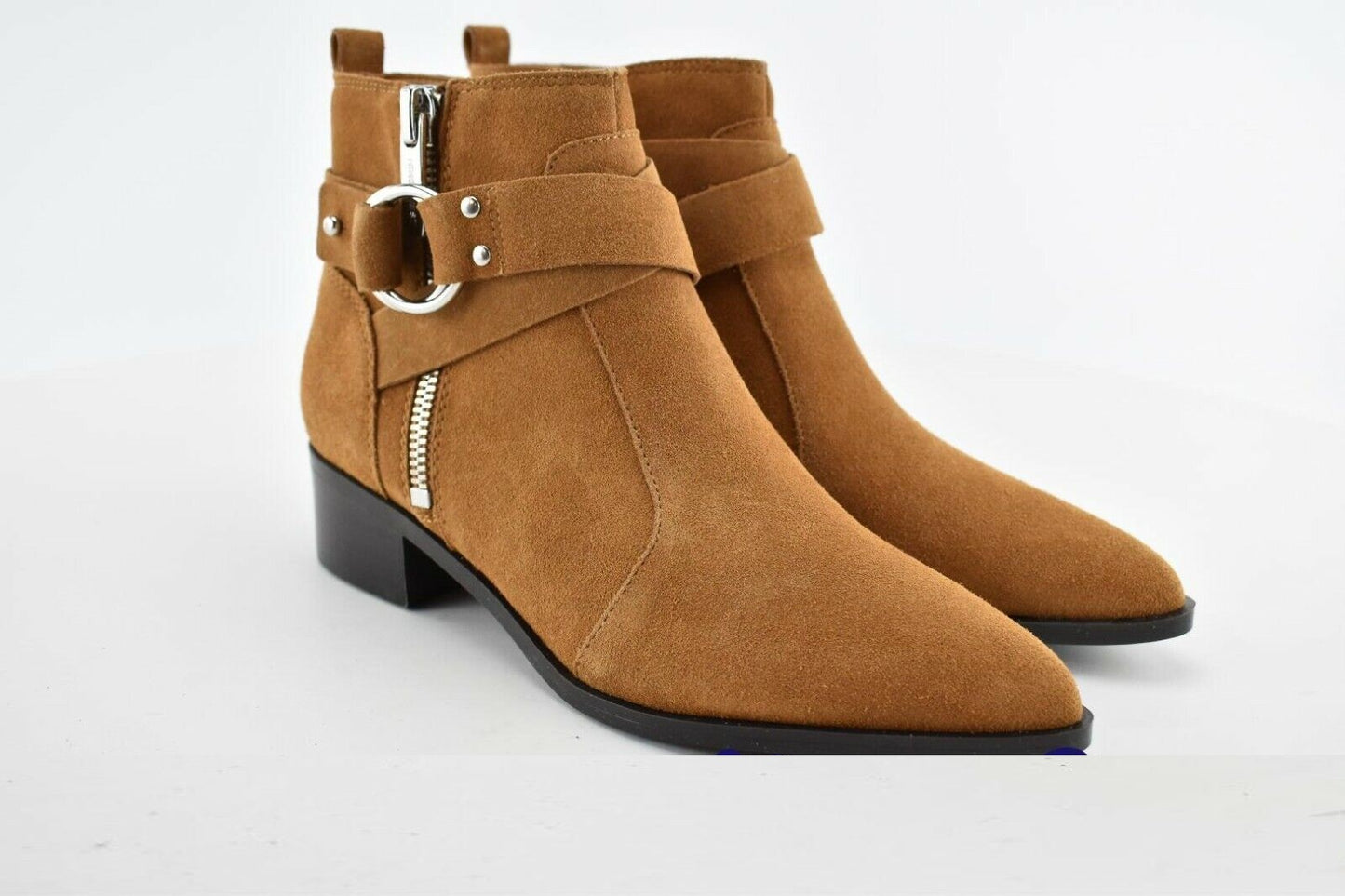 Nine West Women's Collin Ankle Boots   Color Dark Natural Suede Size 7M