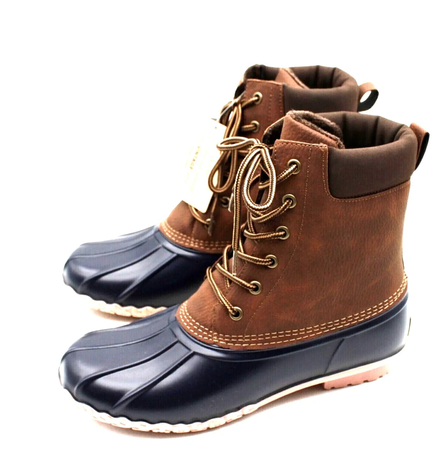 Weatherproof Vintage Men's Adam Duck Boots  Color Tan Leather Size 11