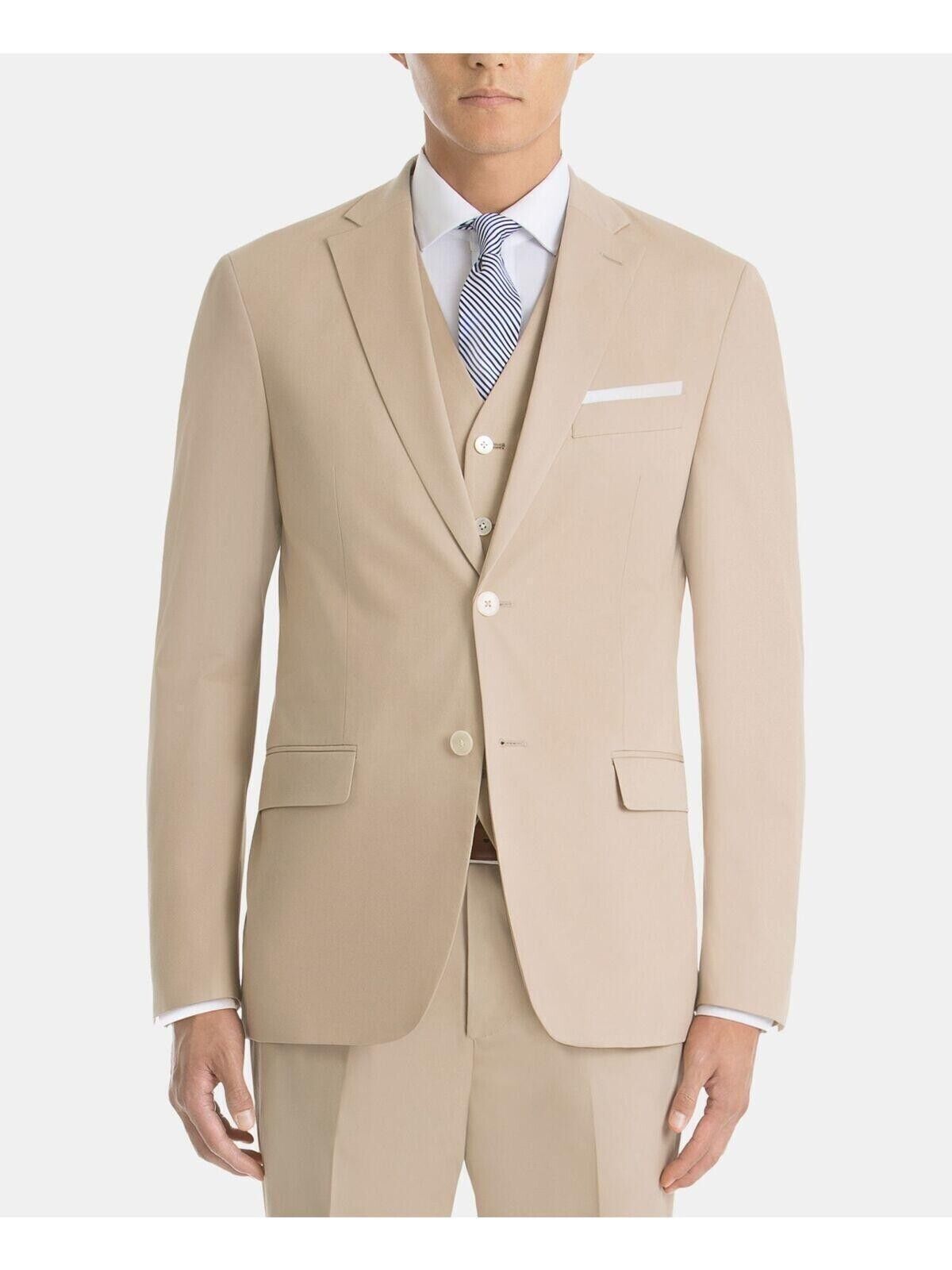 Lauren Ralph Lauren Men's Latrobe UltraFlex Classic-Fit Sport Coat  Color Tan Size 58R