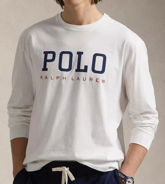 Polo Ralph Lauren Men's Classic-Fit P-Wing Jersey T-Shirt  White Size L