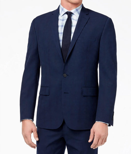 RYAN SEACREST Men's Distinction Modern Fit Stretch Suit Jacket  Bright Navy Size 46L