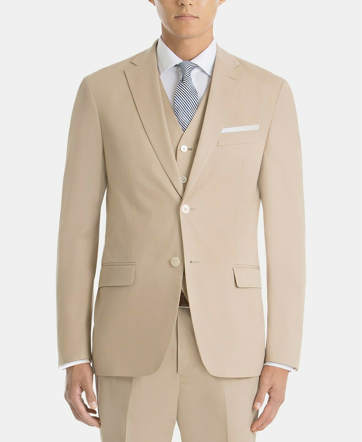 Lauren Ralph Lauren Men's Latrobe UltraFlex Classic-Fit Sport Coat  Color Tan Size 58R