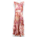 Rachel Roy Tie-Dyed Maxi Dress  Color Pink Combo Size 2