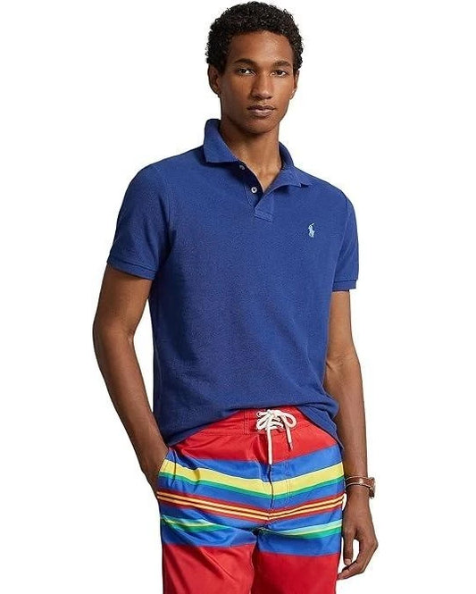 Polo Ralph Lauren Men's Classic-Fit Mesh Polo Shirt  Beach Royal Size XS