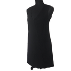 FoxieDox Women's Lina Scalloped A Line Dress  Color Black Size M