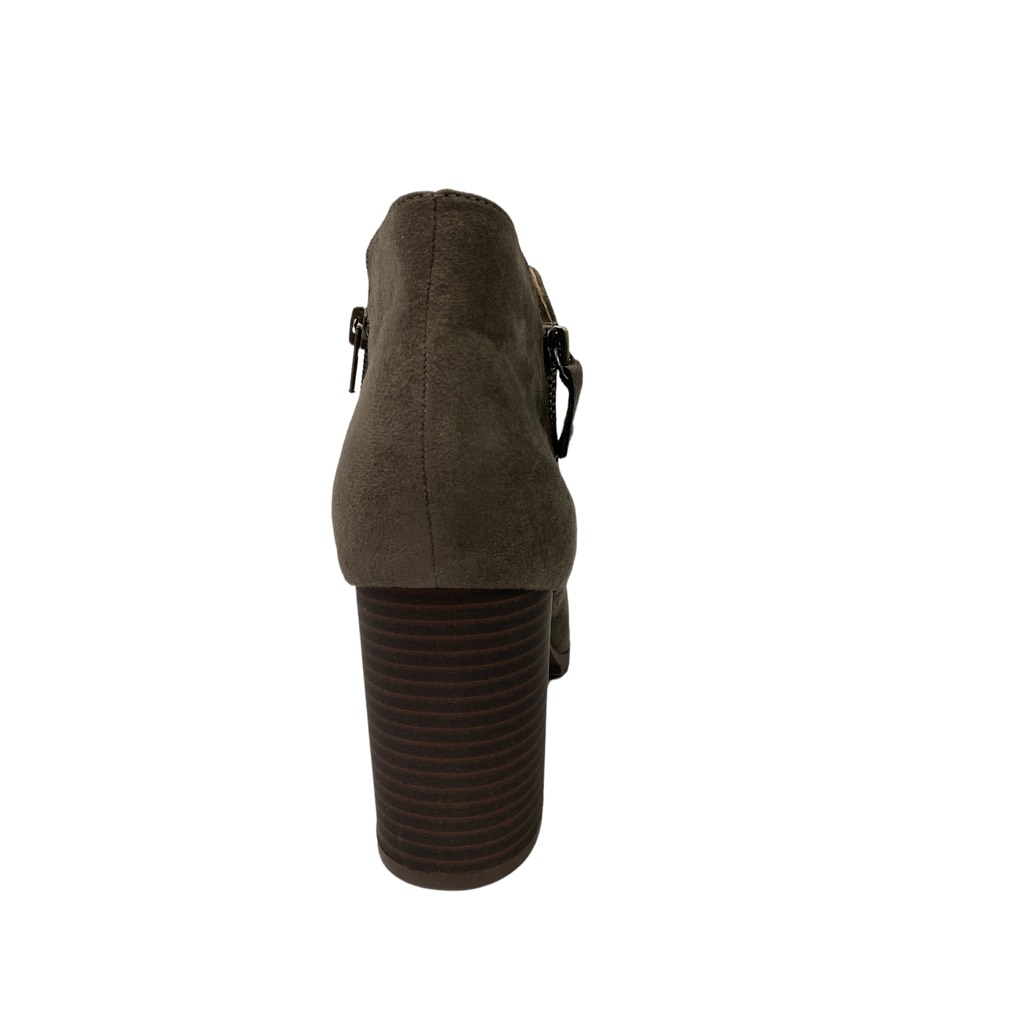 Style & Co Women's Idee Booties  Grey Micro Size 6.5