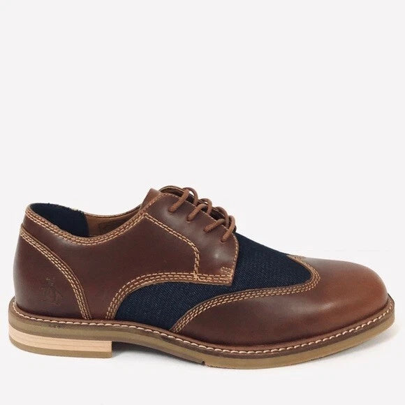 Original Penguin Men's Sheldon Dress Shoes  Tan Size 10