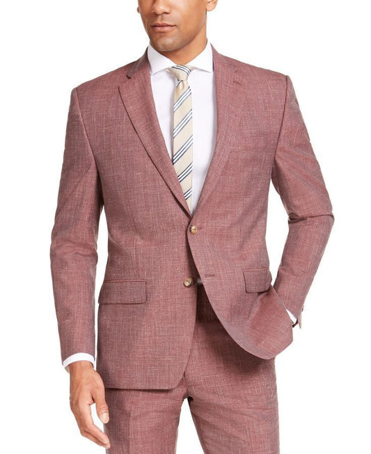 Lauren Ralph Lauren Men's Classic-Fit UltraFlex Stretch Suit Coat  Color Mulberry Size 48R