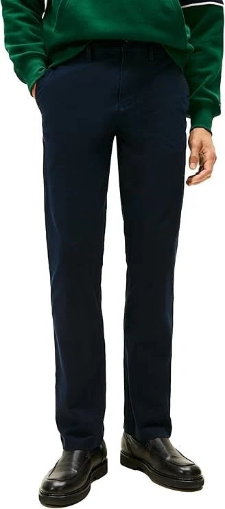 Tommy Hilfiger Men's Straight-Fit Chino Pants  Navy Blaze W34xL32