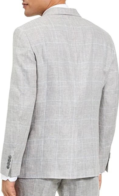 Lauren Ralph Lauren Men's "Lassiter" Ultraflex Linen Sport Coat Blazer  Gray Size 42L