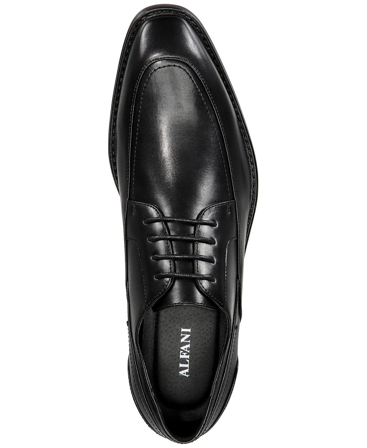Alfani Men's Sheldon Lace-up Oxford Dress Shoes  Black Size 10