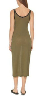 DKNY Double-Strap Dress Cover-Up  Color Moss Size M