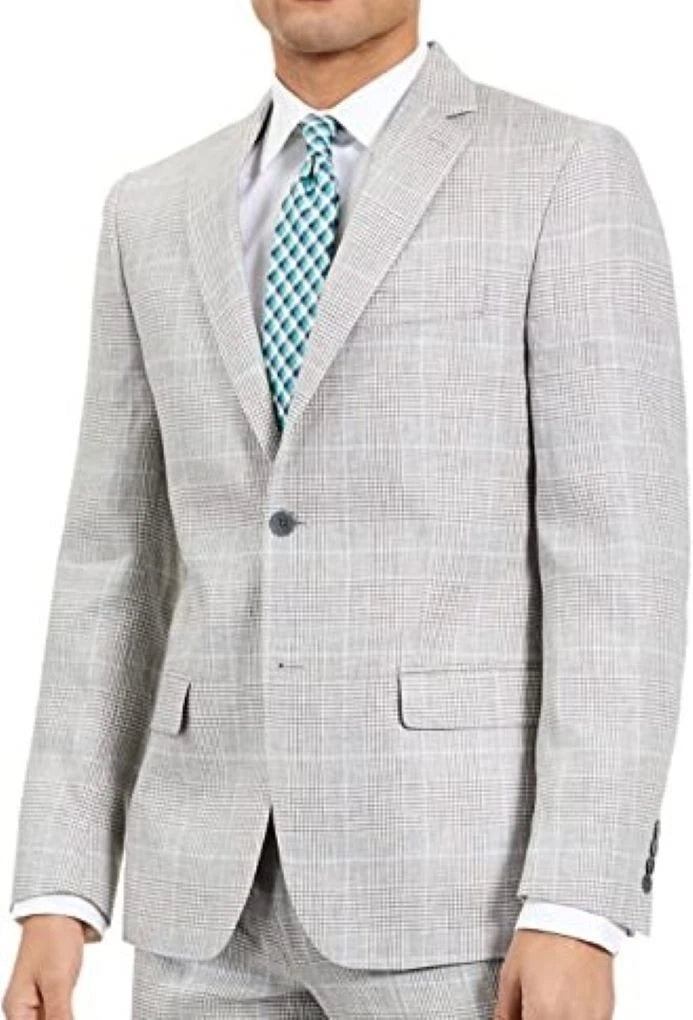 Lauren Ralph Lauren Men's "Lassiter" Ultraflex Linen Sport Coat Blazer  Gray Size 42L