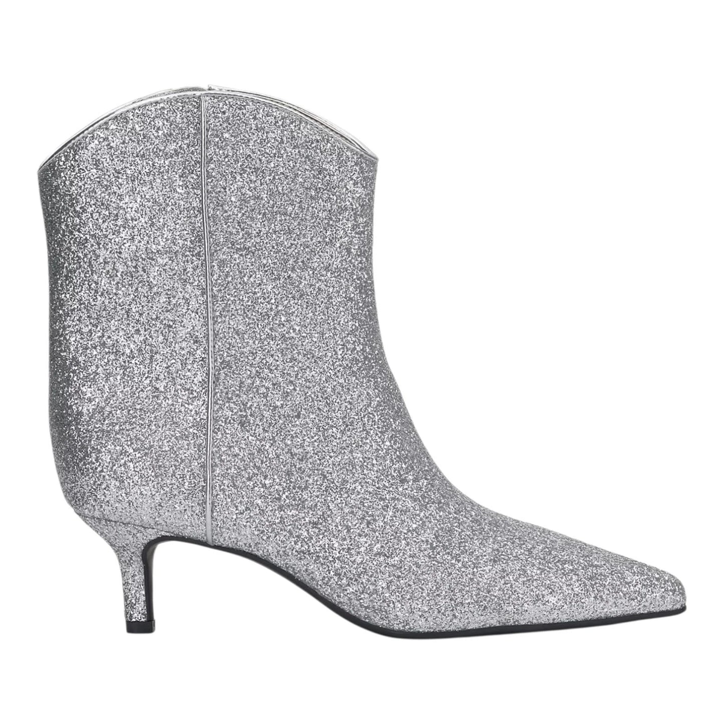 On 34th Women's Aatira Tulip Booties  Silver Glitter Size 9.5