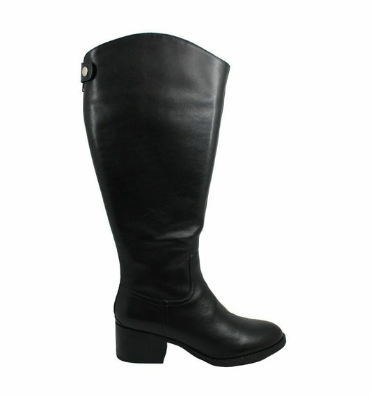 INC International Concepts Ceriel Closed Toe Knee High Boots  Color Black Size 8.5M Wide Calf