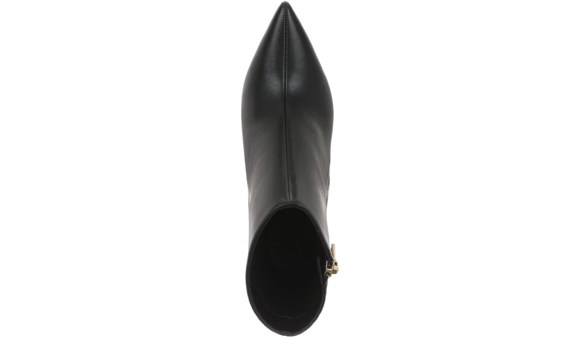 INC International Concepts Women's Sarishaa Zip Booties  Black Smooth Size 10