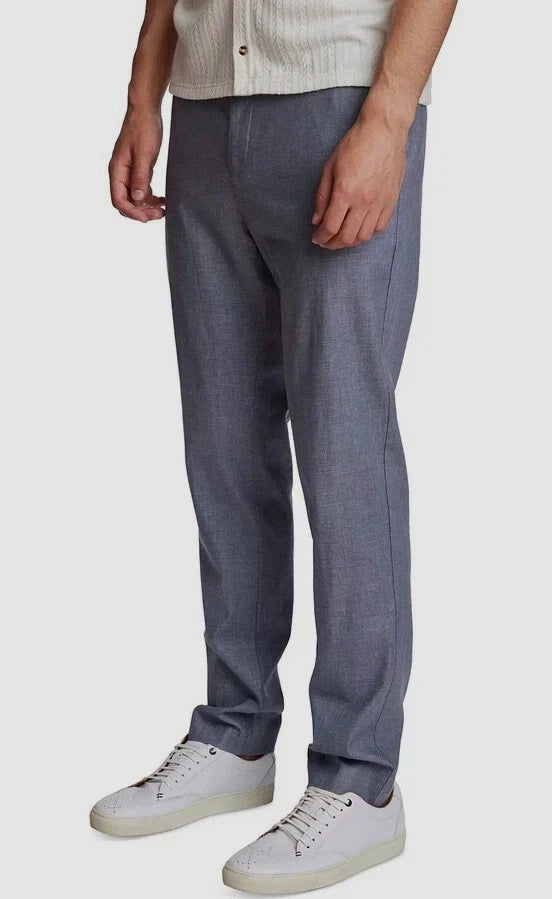 Paisley & Gray Men's Slim-Fit Carlton Chino Pants  Steel Linen Size M