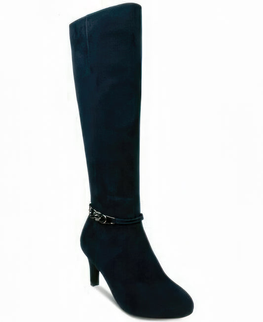 Karen Scott Women's Hanna Dress Boots  Color Navy Micro Size 5.5M