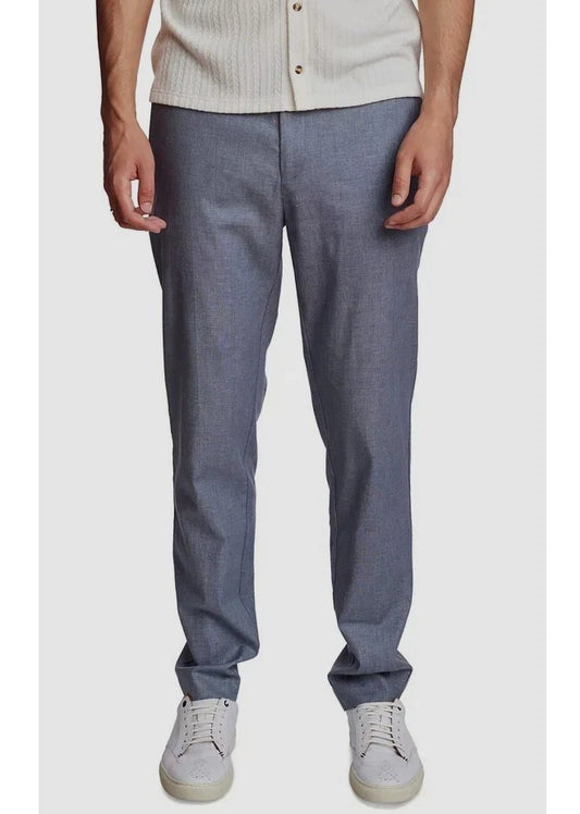 Paisley & Gray Men's Slim-Fit Carlton Chino Pants  Steel Linen Size M