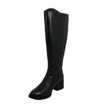 INC International Concepts Ceriel Closed Toe Knee High Boots  Color Black Size 8.5M Wide Calf